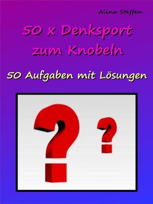 cover image of 50 x Denksport zum Knobeln
